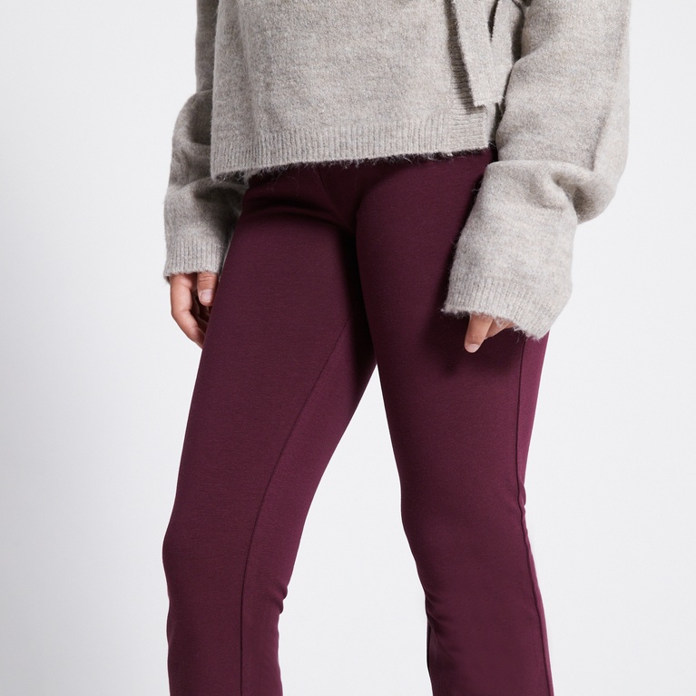Basic Flare tights "Malva star" Light Burgundy